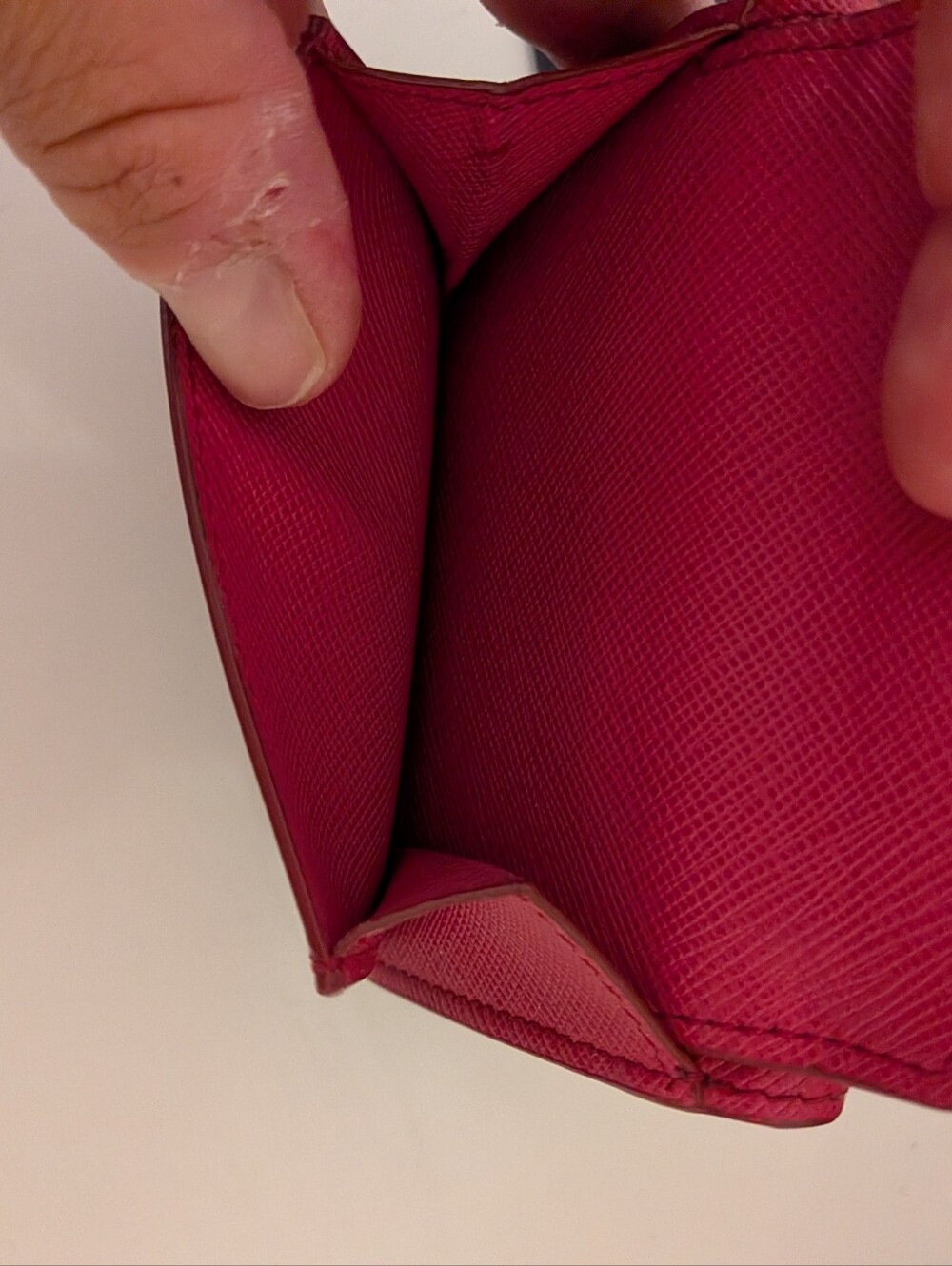 Prada Small Trifold Wallet Pink Safiano Leather Nib 🎁 - Picture 12 of 12